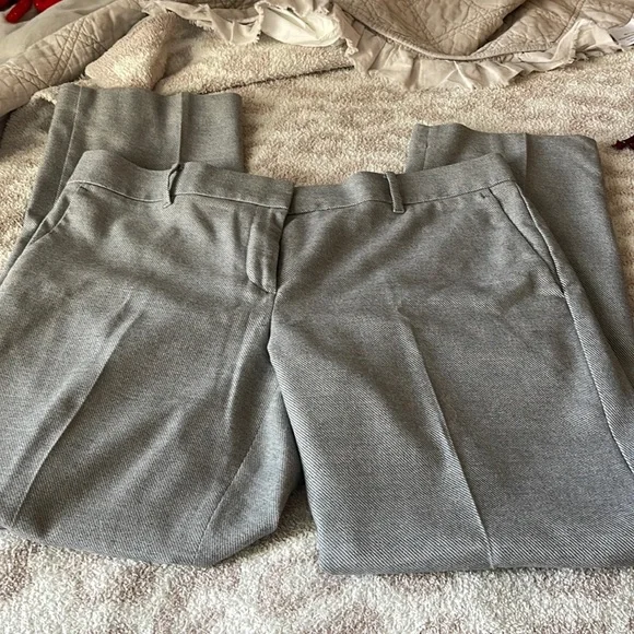 Ann Taylor like new gray tweed pants size 12 - Picture 1 of 6